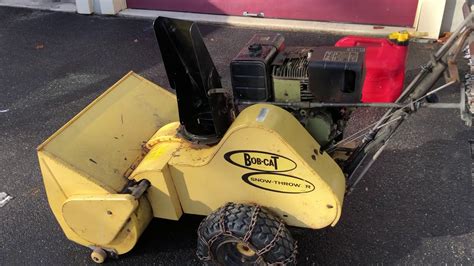 bobcat walk behind snowblower